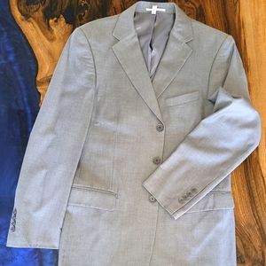 Giorgio Fiorelli Superlux 2 piece- 3 button-Gray- 40 Regular/ 32x34